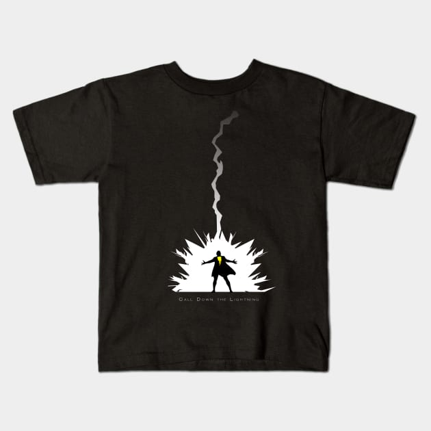 Call Down The Lightning Kids T-Shirt by Archangel